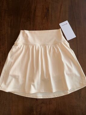 LULULEMON Align High-Rise Skirt 13"Butter Cream Yellow Sz 6 NEW FAST SHIP